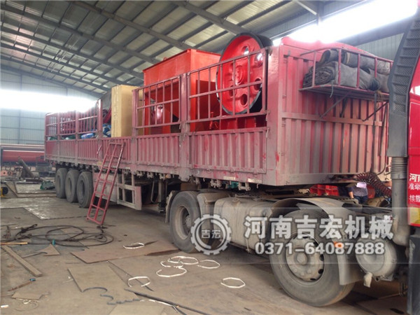 鋁渣生產(chǎn)線(xiàn)設(shè)備發(fā)往湖北荊門(mén)